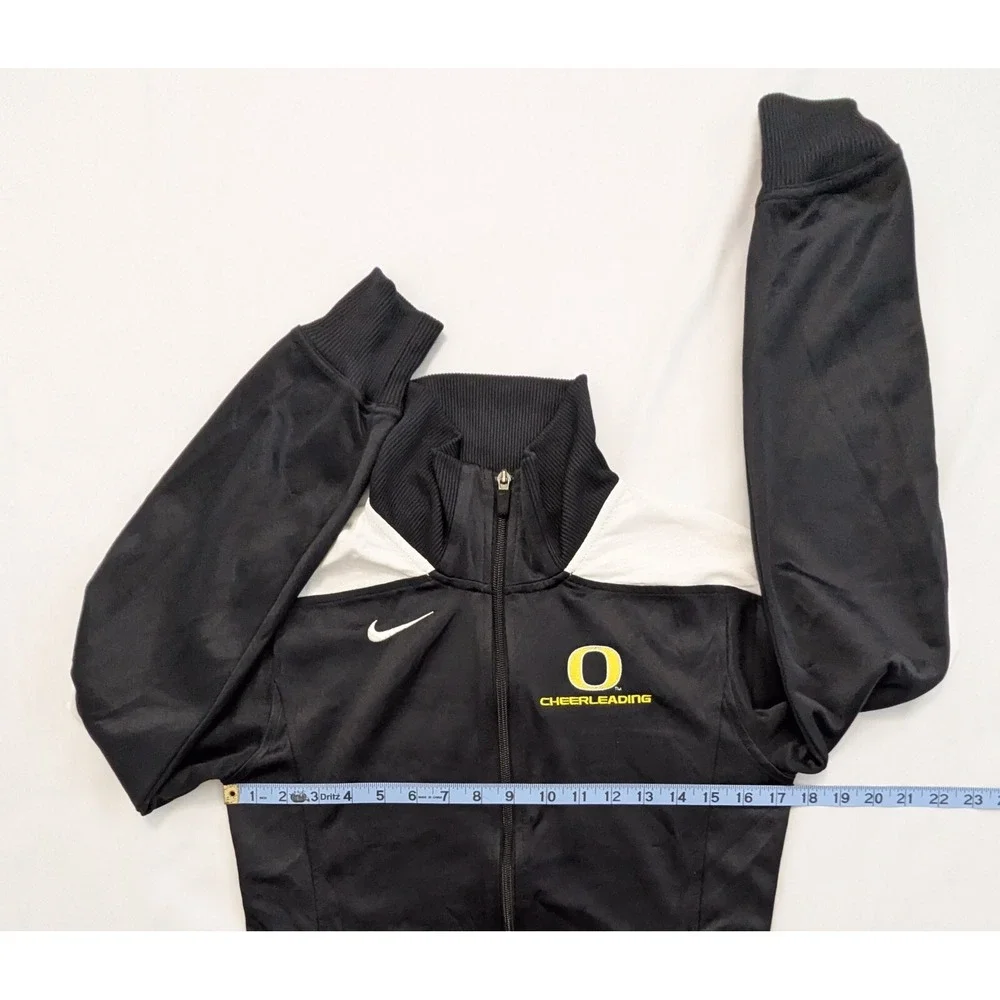 Oregon Ducks Cheerleader Nike Dri-Fit Full Zip Jacket Team Issued Womens Small